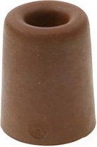Deurbuffer / deurstopper terracotta bruin rubber 50 x 30 mm - deurstop