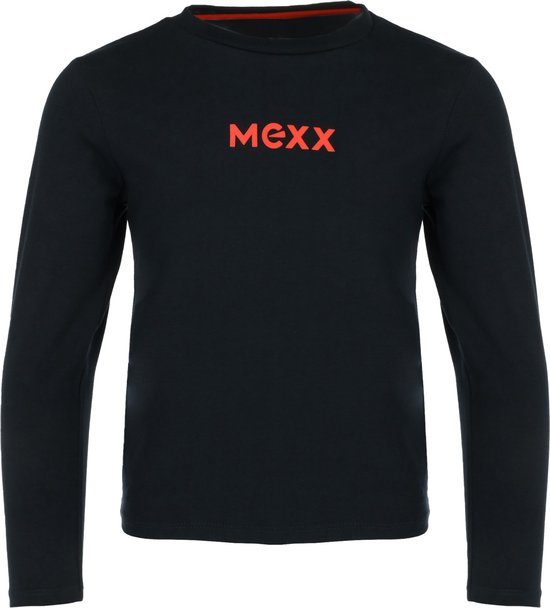 Mexx Basic Manches Longues Avec Imprimé Poitrine Garçons - Marine - Taille 158-164