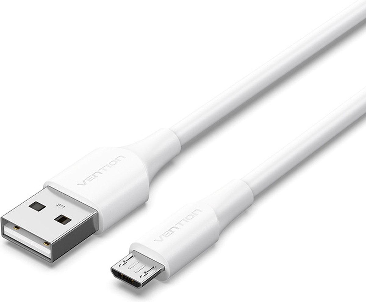 Vention CTIWH USB-kabel USB 2.0 2 m USB A Micro-USB B Wit