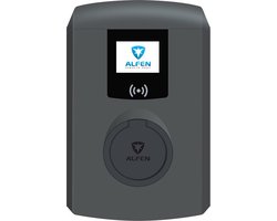 Alfen Eve Single Pro-line | 11kW | 3-fase | RFID | Load Balancing | Socket | Grijs | laden op zonne-energie