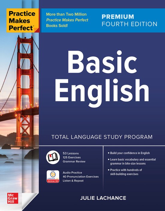 Practice Makes Perfect: Basic English, Premium Fourth Editio ... - cover
