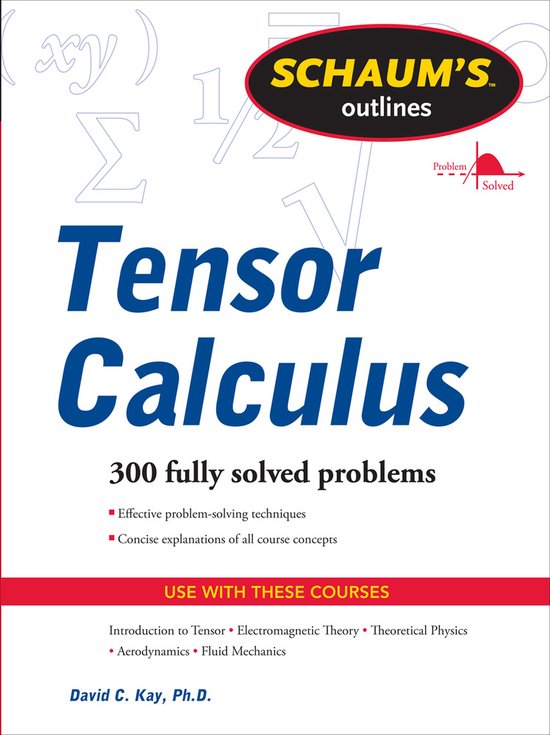 Schaums Outline Of Tensor Calculus - cover