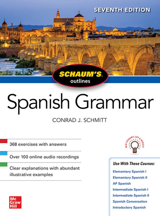 Schaum's Outline of Spanish Grammar, Seventh Edition - cover