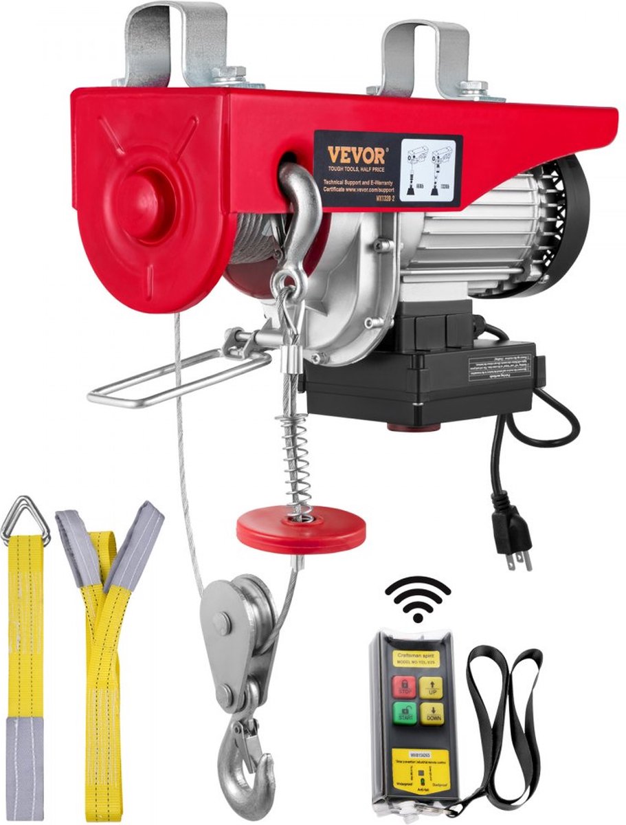 Treuil électrique 2,2 tonnes RIBITECH | Brico Cash