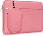 15,6 inch laptophoes laptop sleeve aktetas, Waterbestendig Schokbestendig Lichtgewicht tas met accessoirevak, Beschermende notebooktas met afneembare kleine tas, voor HP/LENOVO/DELL/ACER/ASUS