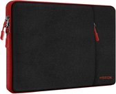 Laptop Sleeve 15,6 Inch Case Bag Waterafstotend beschermhoes Compatibel met de meeste 15,6" Surface Book, Acer, Dell, HP, Lenovo, Samsung, Asus Laptopcomputers,Zwart&rood rand