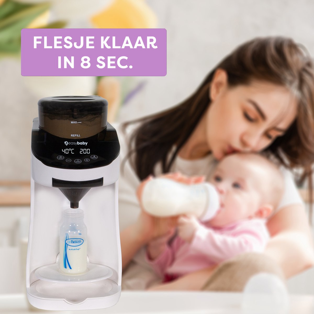 Easybaby Milk Maker – Met smartphonebediening - Afbeelding 4