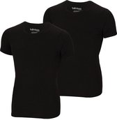 Apollo heren T-shirt Bamboe - Ronde Hals- 2-pack - Zwart - XL