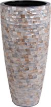 Mother of Pearl plantenbak | Ø47 x H100 cm | Vase the World