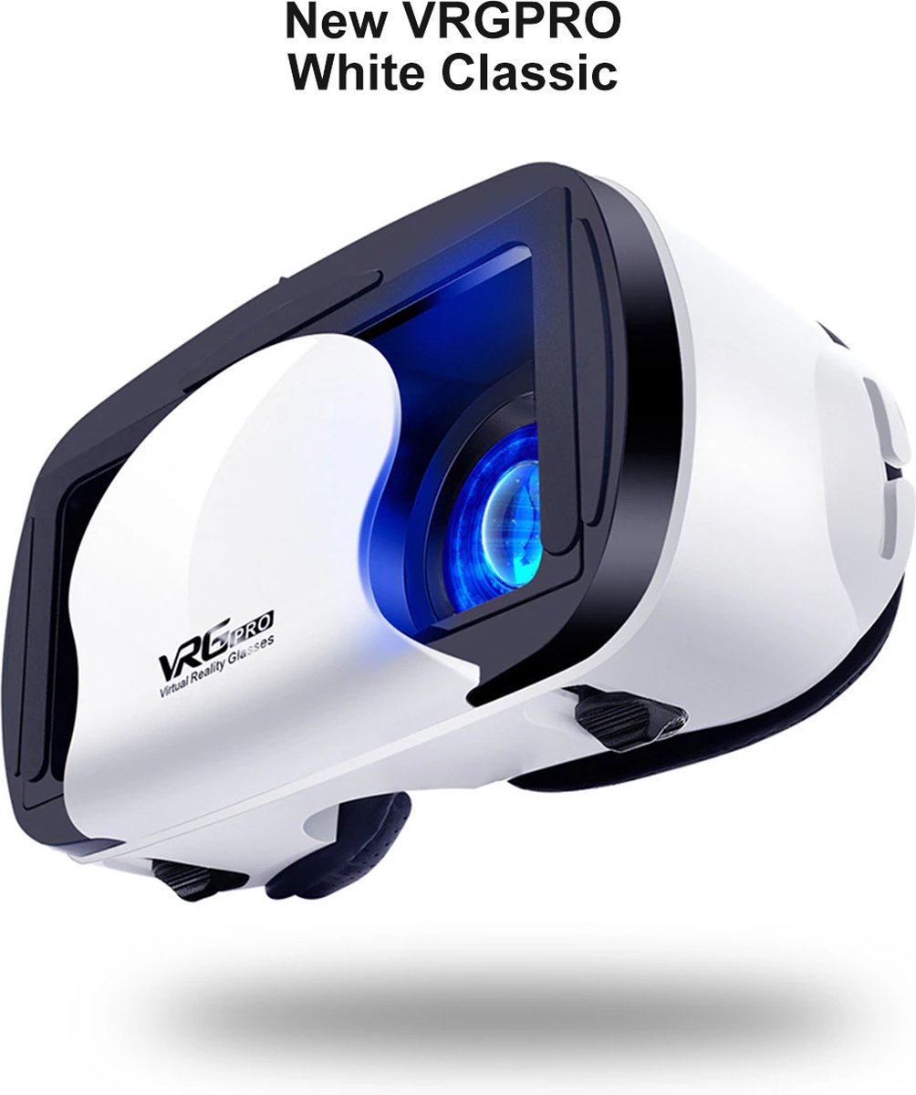 FIYAPOO VR-bril mobiele telefoon met HiFi hoofdtelefoon, 3D-bril
