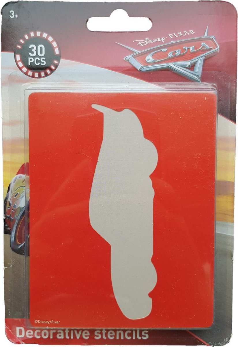 Stencils Disney's Cars 30 stuks
