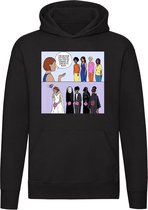 Bruiloft met zwarte kleding Hoodie - trouwen - vrouw - dress code - humor - grappig - unisex - trui - sweater - capuchon