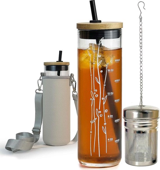 Uitverkocht] STRASS Glazen beker 450ML bedrukken, vanaf 1 stuks