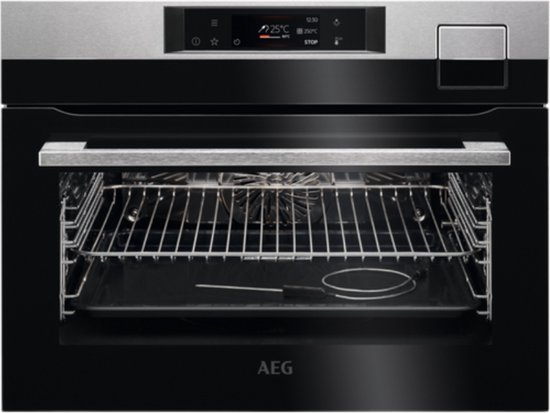 AEG KSK792280M EcoLine 8000 Serie Assistedcooking - Inbouwoven hetelucht met Pyrolysereiniging