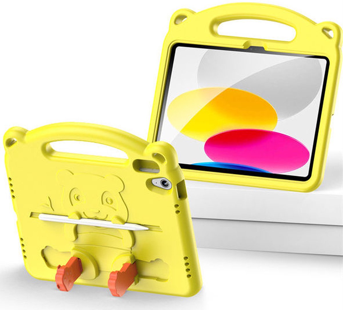 Dux Ducis Panda Apple iPad 10.9 Kinder Tablethoes Geel