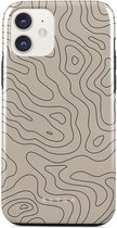 Burga Hoesje geschikt voor Apple iPhone 11 Telefoonhoesje Hardcase | Burga Tough Backcover Shockproof | Schokbestendig iPhone 11 Telefoonhoesje | Anti Shock Proof - Wild Terrain | Bruin