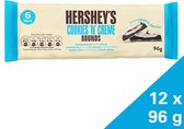 Hershey Rounds Cookies en Creme 6 koekjes per pak 12X96 gr