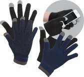 Excellent Rijhandschoen Magic Touch - One Size - Handschoenen met zilveren vezels voor bedienen scherm van uw mobieltje - De handschoen voor de jonge generatie - Zwart