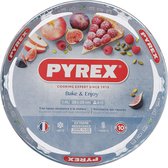Moule à Four Pyrex Classic Vidrio Circulaire Plat 27,7 x 27,7 x 3,5 cm Transparent (6 Pièces)