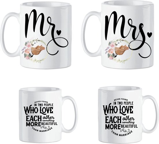Tasse à Café - tasse à thé - Mr et Mrs - mariage - mariage - fête