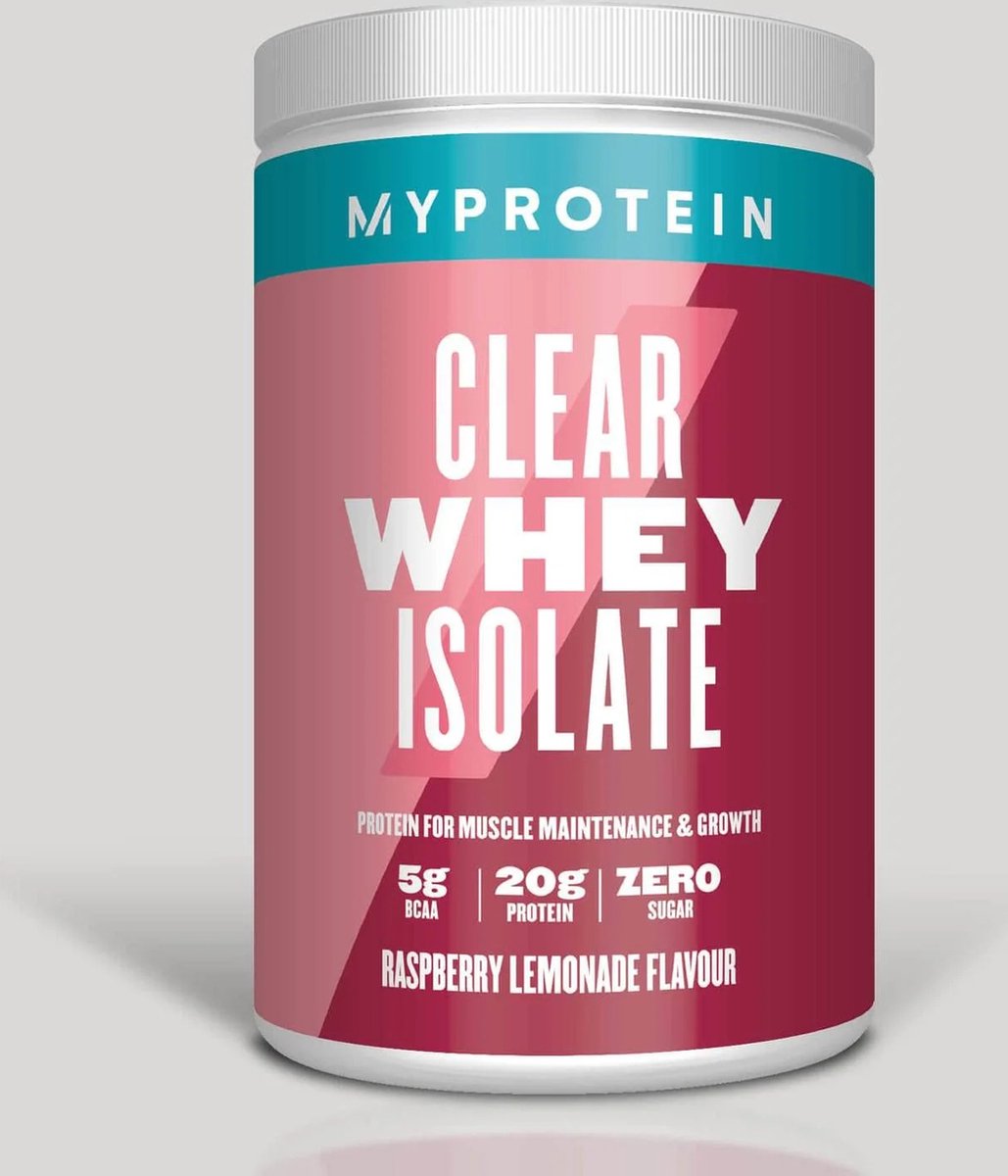 Goedkoopste Myprotein Clear Whey Protein (488g) Raspberry Lemonade - Eiwitten - Helder eiwit