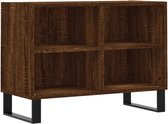 vidaXL-Tv-meubel-69,5x30x50-cm-bewerkt-hout-bruin-eikenkleur