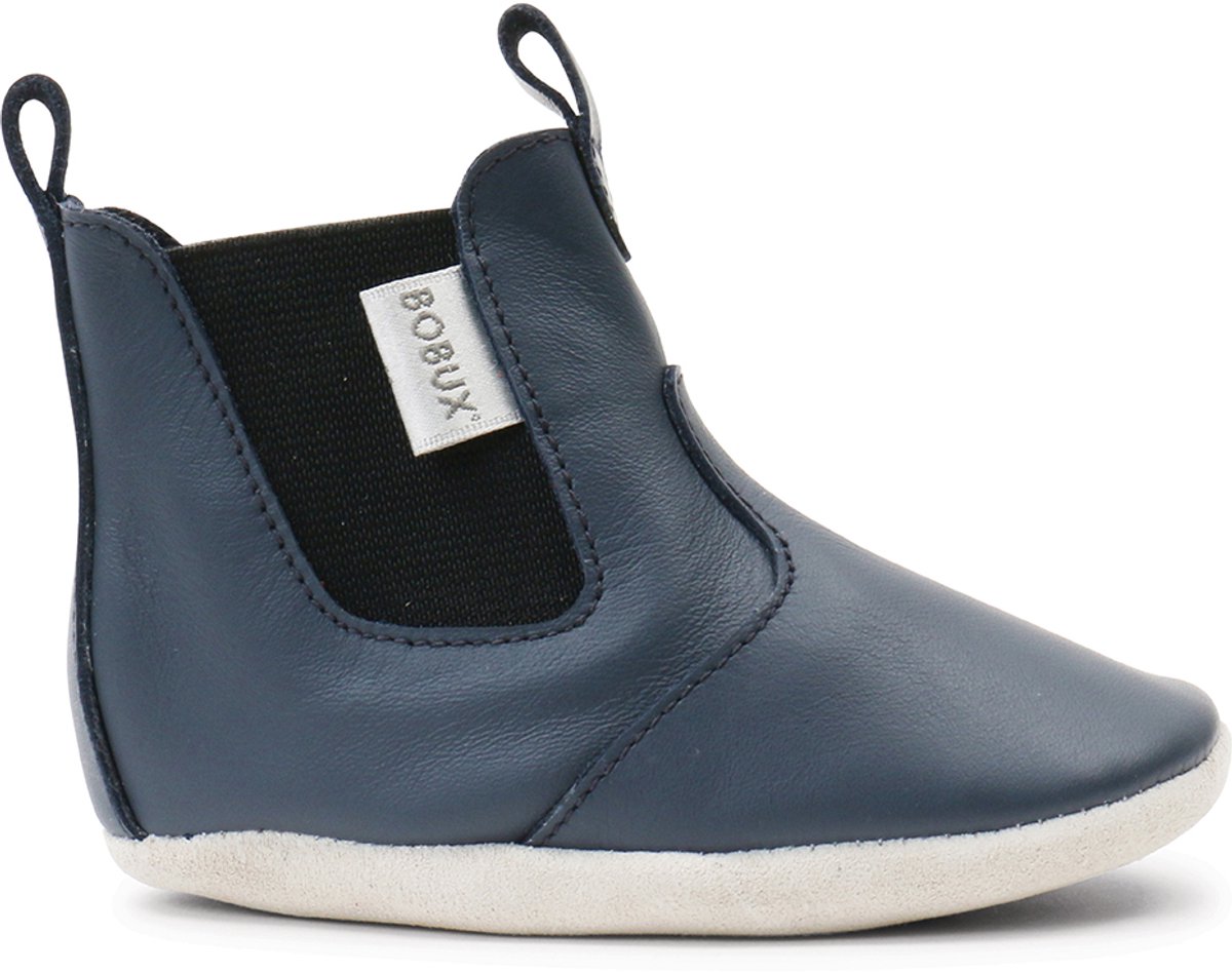 Bobux Soft Soles - Baby Slofjes Leer - Jodphur Navy - Maat 20