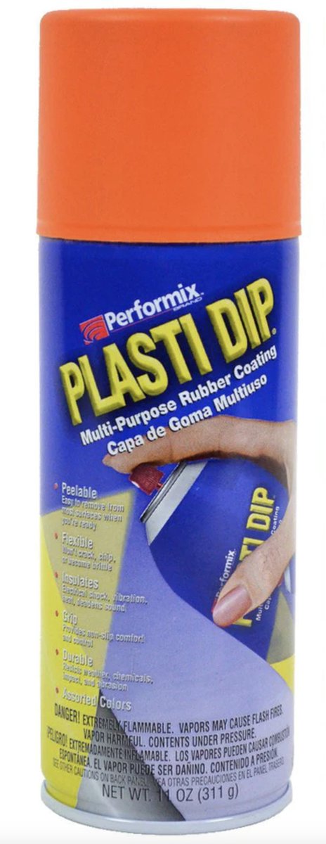 Performix PlastiDip Spray Koi oranje - 325 ml.