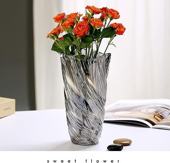 Glazen Bloemenvaas - Glazen vaas - Vaas - Nordic glas - Decoratie - Luxe Vaas
