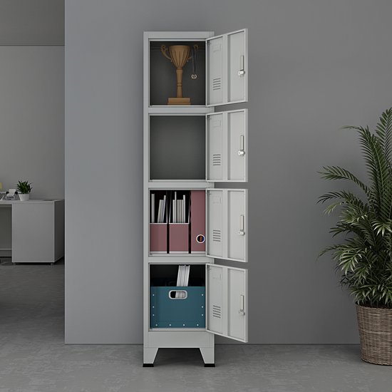 en.casa Lockerkast Joroinen–180x38x45 cm