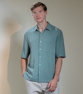 Laurent Vergne - Heren - Bowling Shirt - 100% Viscose - maat S - Slim fit