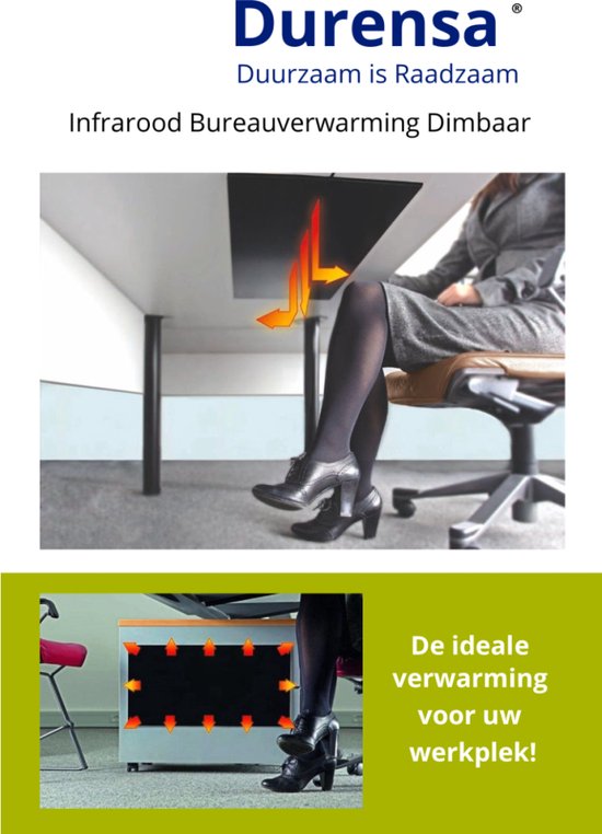 Dimbare verwarmer onder het bureau | bol.com