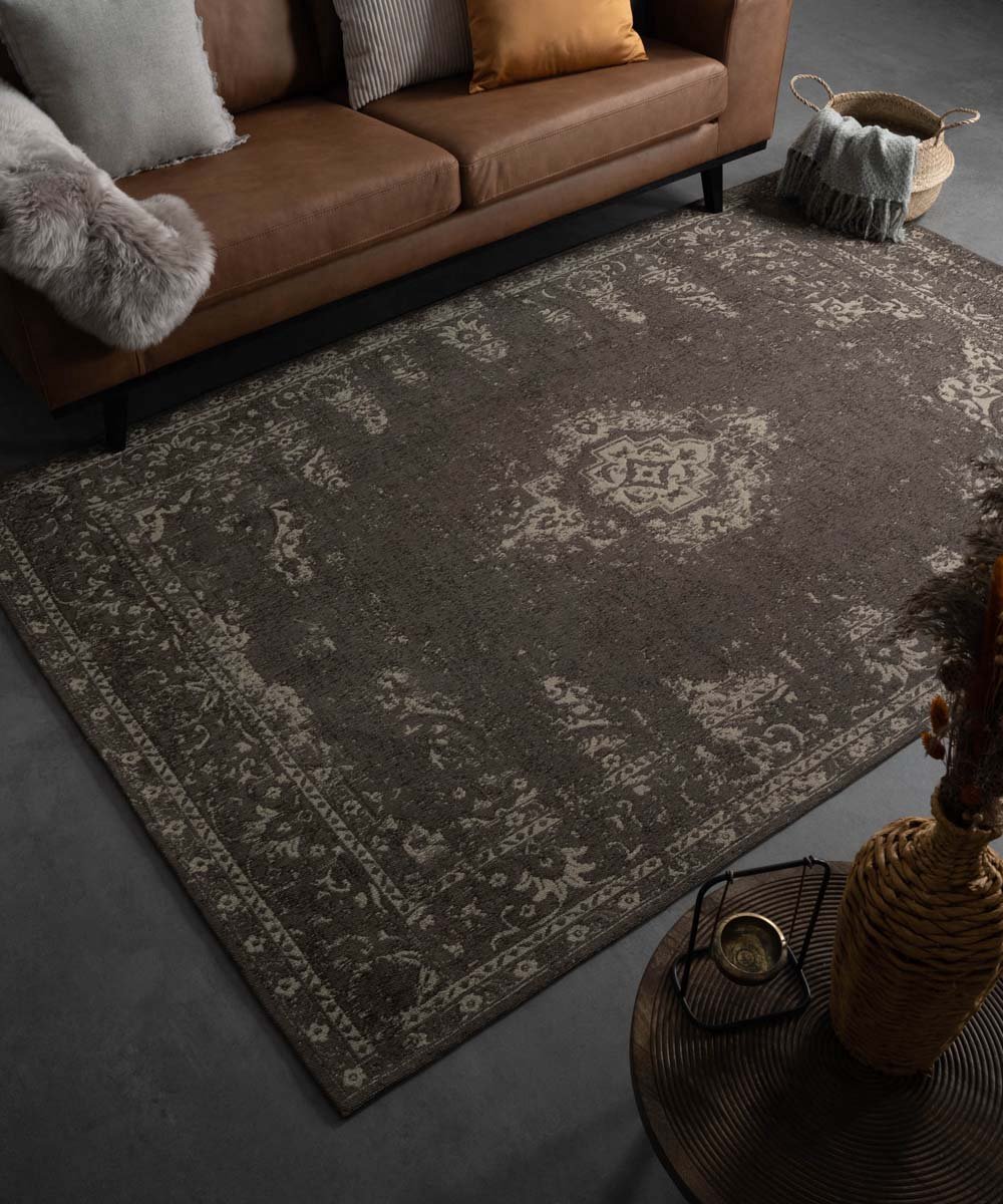 Vintage vloerkleed Nomad - grijs/taupe 140x200 cm