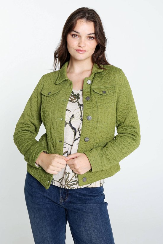 Zijden jacket- gevoerd jasje met fleece - vogels main image 1