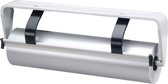 Porte-rouleau de papier Distributeur sous table - Largeur 70 cm - longueur m - Largeur 70 cm - Bord dentelé pour papier et film -