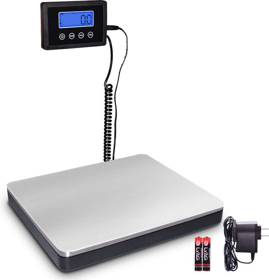 Digitale Pakketweegschaal - Postweegschaal - 180kg/50g - Platformweegschaal - Extern LCD Display - ODM/OEM