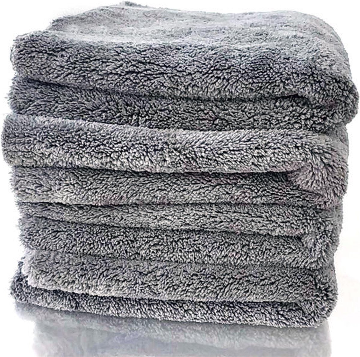 Goedkoopste Schoonmaakdoeken - Hoge Kwaliteit poetsdoeken 40x40 cm Donker grijs 500 gsm