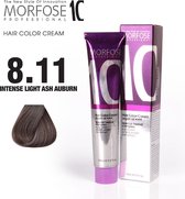 Morfose Color Cream 8.11 Intense Light Ash Auburn 100ml Haarverf