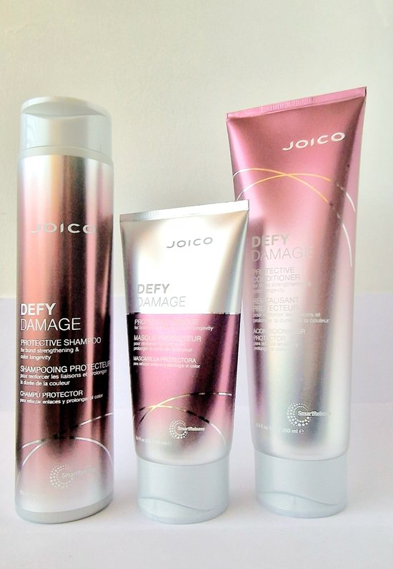 Joico Defy Damage trio protecteur Shampooing 300 ml + Après-shampooing 250 ml + Masque 150 ml