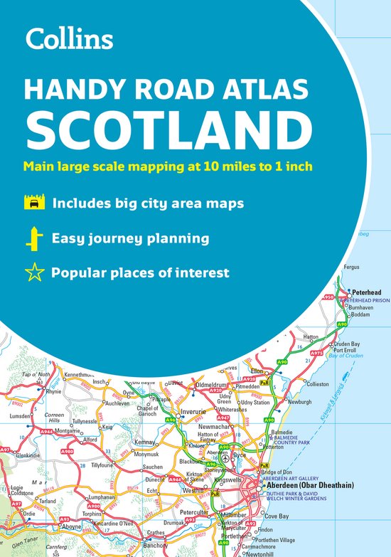 Collins Handy Road Atlas Scotland - cover