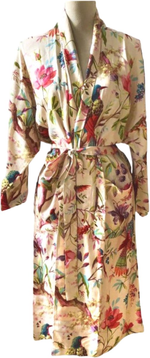 Imbarro Kimono Ochtendjas Royal Paradise Ecru One size