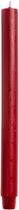 Rustik Lys - Lange, dikke dinerkaars 'Vigo' (Ø 2.6cm, 20 stuks, Antiek rood)