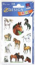Z design, kids stickers paarden, 2 vellen