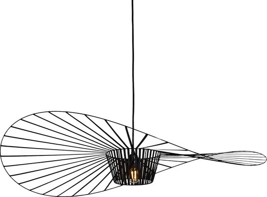 Designlamp - Vertigo - Hoedlamp - chapeau lamp - Design lamp - Hanglamp - Zwart - 120 cm - Taveo