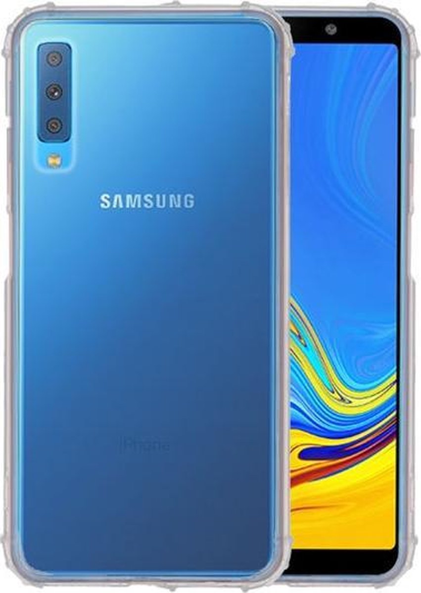 Schokbestendig Transparant TPU Hoesje voor Samsung Galaxy A7 2018