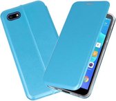 Bestcases Hoesje Slim Folio Telefoonhoesje Huawei Y5 Lite / Y5 Prime 2018 - Blauw