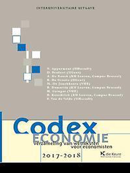 Codex economie 2017-2018 - cover