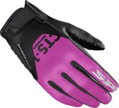 Gloves de Motorcycle Spidi CTS-1 Lady Noir Fucsia - Taille L