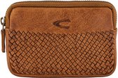 camel active Key case met authentieke gevlochten structuur - Maat womenswear-OS - Cognac