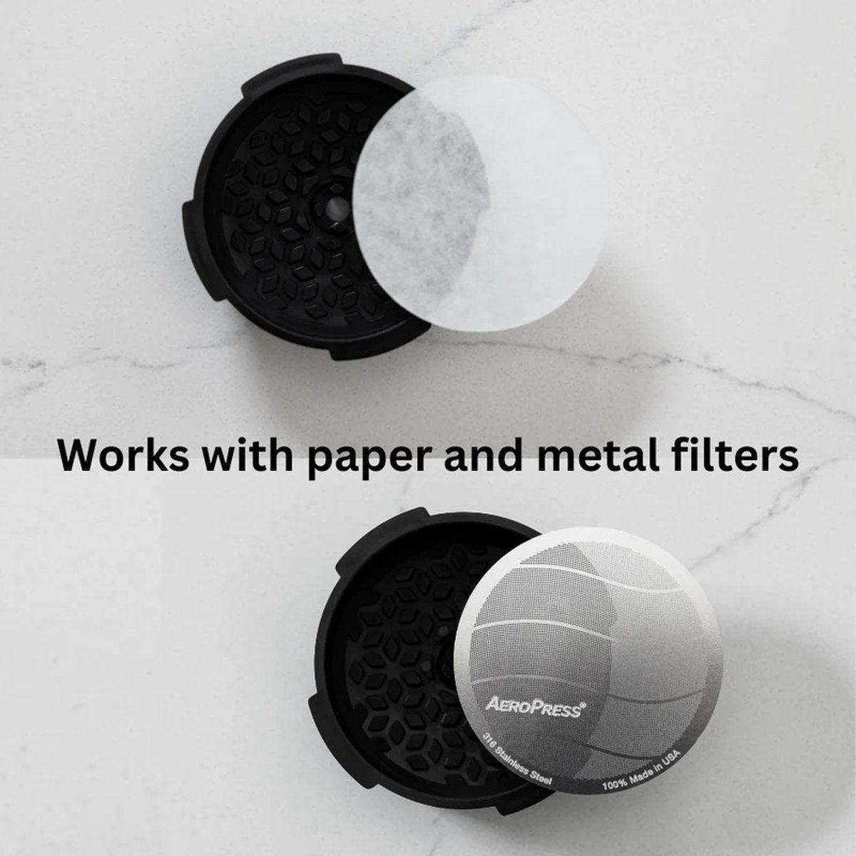 AeroPress Flow Control-filterdop - Crema en controle